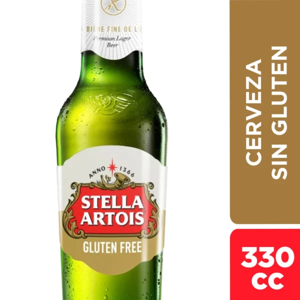 CERVEZA STELLA ARTOIS 0 ALCOHOL BOTELLA 330CC