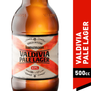 CERVEZA KUNSTMANN VALDIVIA PALE LAGER 500CC