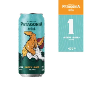 CERVEZA PATAGONIA HOPPY LAGER LATAS 470CC