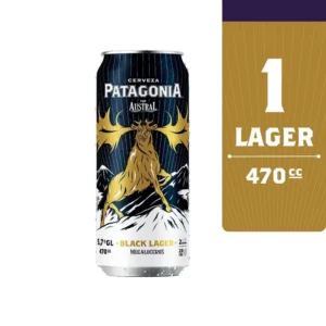 CERVEZA PATAGONIA BLACK LAGER LATAS 470CC
