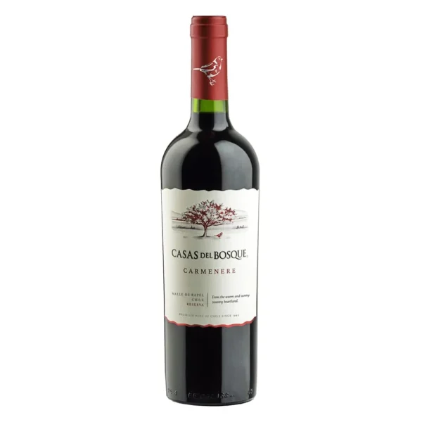 VINO CASAS DEL BOSQUE CARMENERE RESERVA 750CC