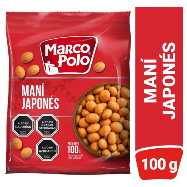 CONFITE & SNACK MARCOPOLO MANI JAPONES 100G