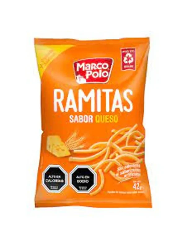 CONFITE & SNACK MARCO RAMITAS QUESO 42G