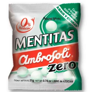 CONFITE & SNACK MENTITAS ZERO AMBROSOLI 21G