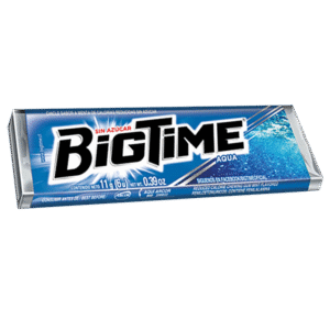 CONFITE & SNACK CHICLE  BIGTIME AQUA 11G