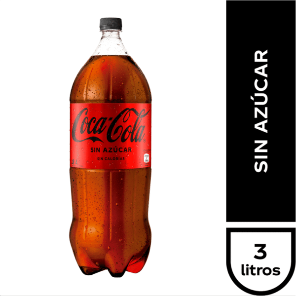 BEBIDA COCA COLA S/AZUCAR PLASTICO 3L