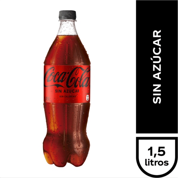 BEBIDA COCACOLA ZERO BOTELLA 1.5LT