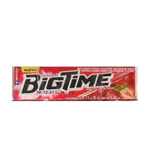 CONFITE & SNACK CHICE BIGTIME FRUTILLA ACIDA 11G
