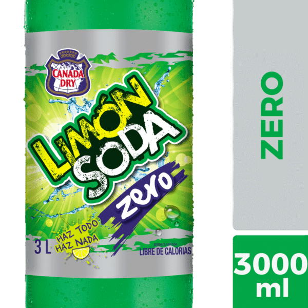 BEBIDA LIMON SODA ZERO 3LT