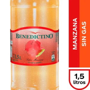 AGUA BENDICTINO MANZANA 1.5LT
