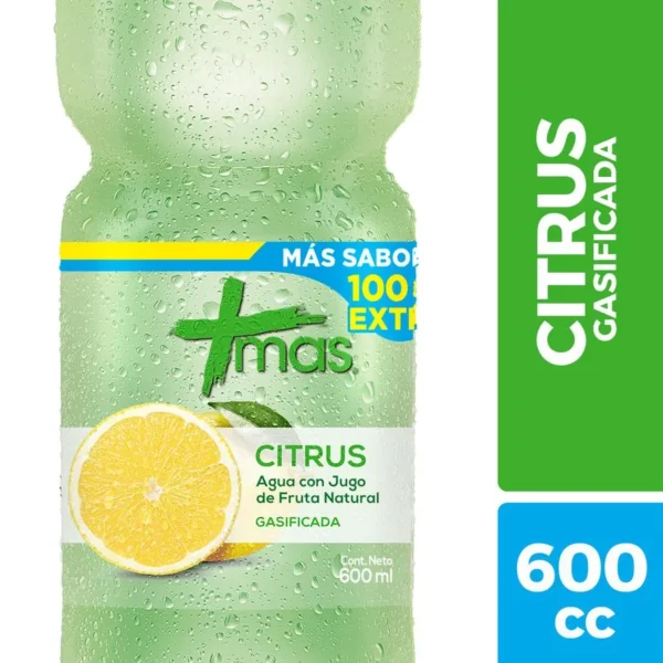 AGUA MAS CITRUS 600ML