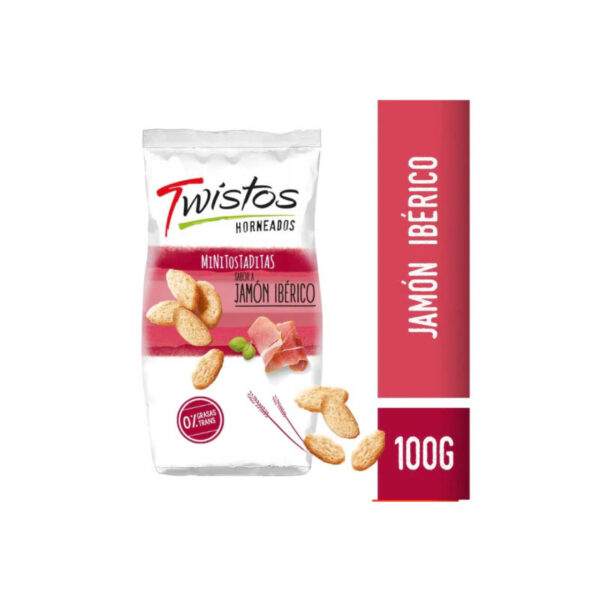 TWISTOS HORNEADOS JAMON IBERICO 100GR
