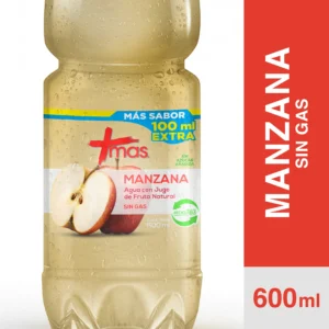 AGUA MAS MANZANA 600ML
