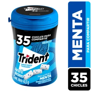 CONFITE & SNAKE TRIDENT MENTA CAPSULA X35U 45,5G