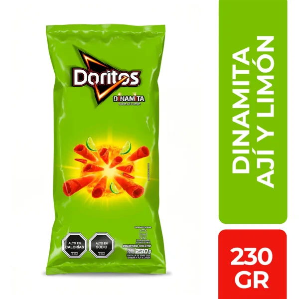 CONFITE  DORITOS DINAMITA AJI Y LIMON 230G