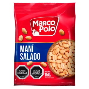 CONFITE & SNAKE MANI SALADO MARCO POLO 150GR