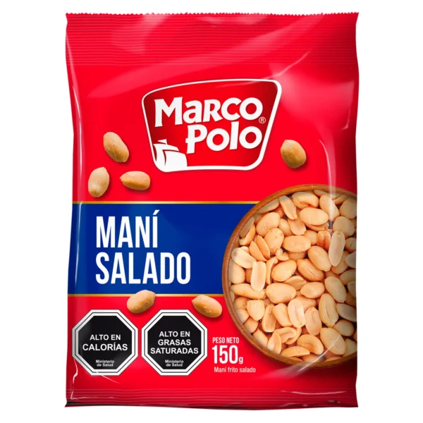 CONFITE & SNAKE MANI SALADO MARCO POLO 150GR