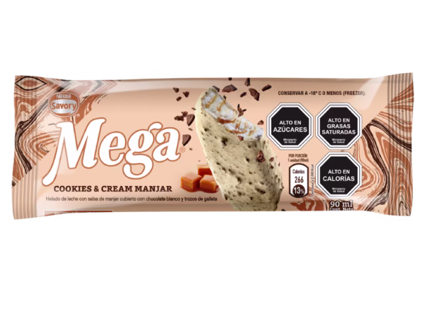 HELADO MEGA COOKIES CREAM 90ML