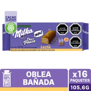CONFITE & SNACK CHOCOLATE MILKA BIST X16U PAUSE 105,6G