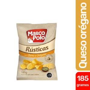 CONFITE & SNAKE MARCO POLO RUSTICA QUESO Y OREGANO 185G