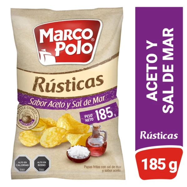 CONFITE & SNAKE MARCO POLO RUSTICA SAL DE MAR 185G