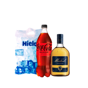 PROMO PISCO MISTRAL 750ML+BEBIDA COCA COLA 1.5L+1KG HIELO