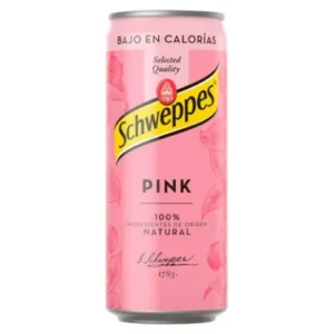 AGUA TONICA SCHWEPPES PINK TONICA LATA 310CC
