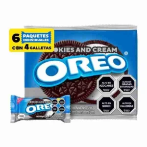 GALLETA OREO COOKIES AND CREAM 6 UDS