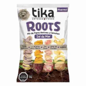CONFITE & SNACK TIKA ROOTS SAL DE MAR 135GR