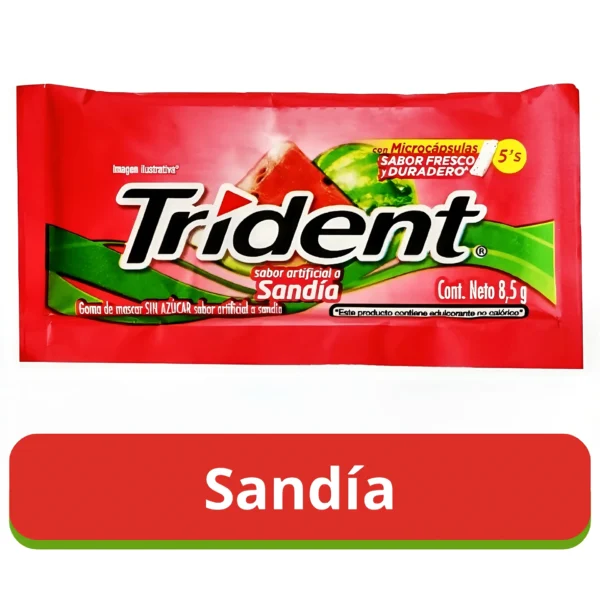 CONFITE & SNACK TRIDENT SANDIA 8G