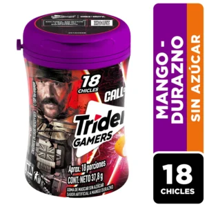 CONFITE & SNAKE TRIDENT MANGO DURAZNO CAPSULA X18U 37,8G