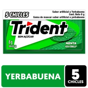 CONFITE & SNACK TRIDENT YERBABUENA 8G