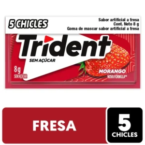 CONFITE & SNAKE TRIDENT FRUTILLA 8G
